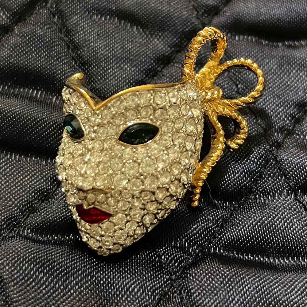 Retired Swarovski masquerade pin